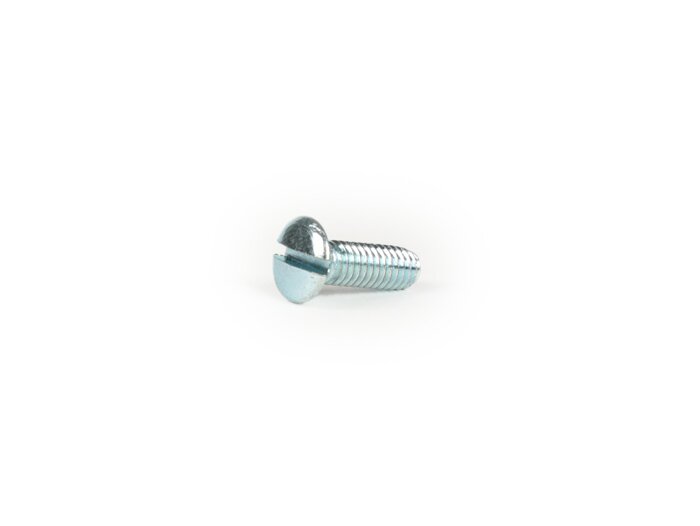 Raised slotted countersunk screw -DIN 964- M4 x 12 - zinc-plated (for footboard stripes terminal Lambretta)