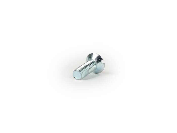 Raised slotted countersunk screw -DIN 964- M4 x 12 - zinc-plated (for footboard stripes terminal Lambretta)