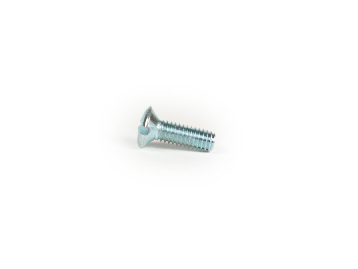 Raised slotted countersunk screw -DIN 964- M4 x 12 - zinc-plated (for footboard stripes terminal Lambretta)