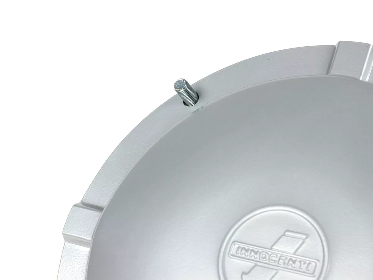 Rear spare wheel carrier -LAMBRETTA- Lambretta LI 125 (series 3) LI 150 (series 3), LI 125 S,  SX 150, SX 200, TV 175 (series 3), TV 200, DL 125, DL 150, DL 200, GP 125, GP 150, GP 200