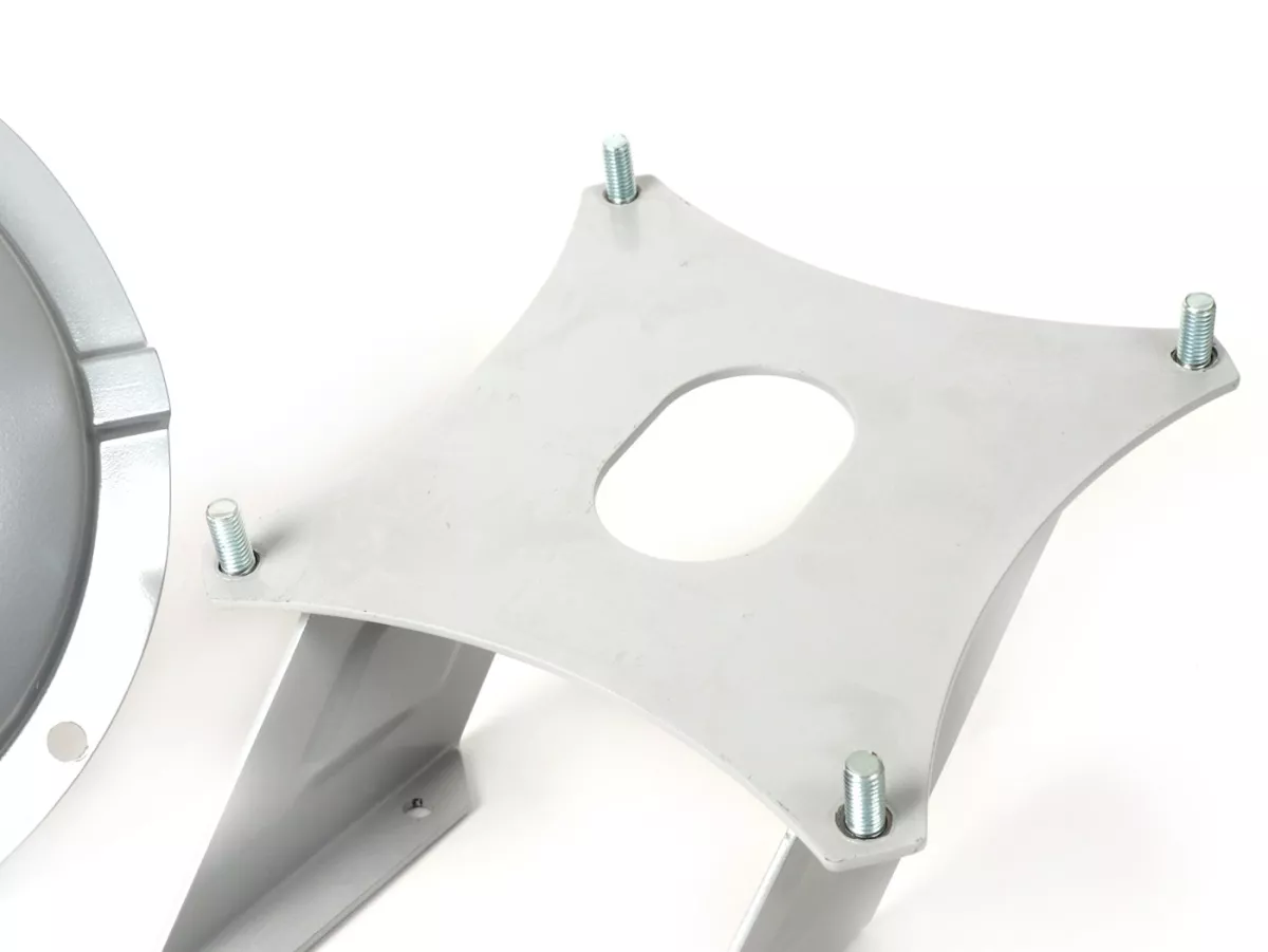 Rear spare wheel carrier -LAMBRETTA- Lambretta LI 125 (series 3) LI 150 (series 3), LI 125 S,  SX 150, SX 200, TV 175 (series 3), TV 200, DL 125, DL 150, DL 200, GP 125, GP 150, GP 200