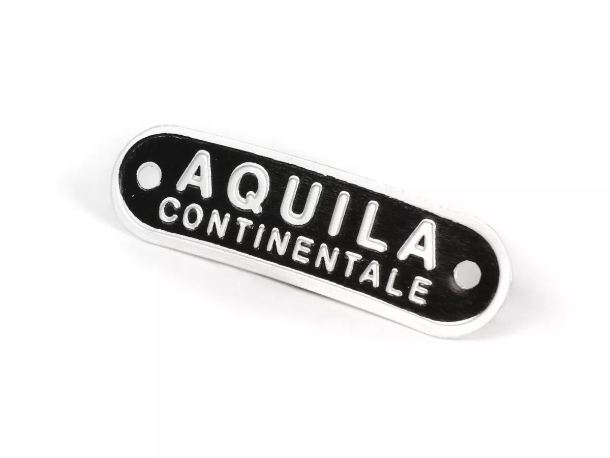 Insigne selle Vespa et Lambretta -SELLERIA TREZZI- Aquila Continentale - noir