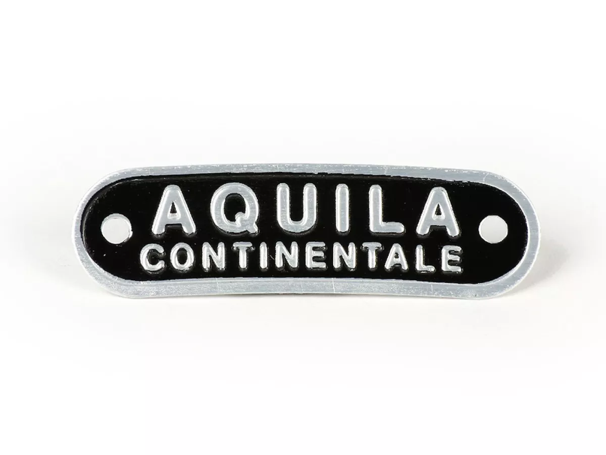 Insigne selle Vespa et Lambretta -SELLERIA TREZZI- Aquila Continentale - noir