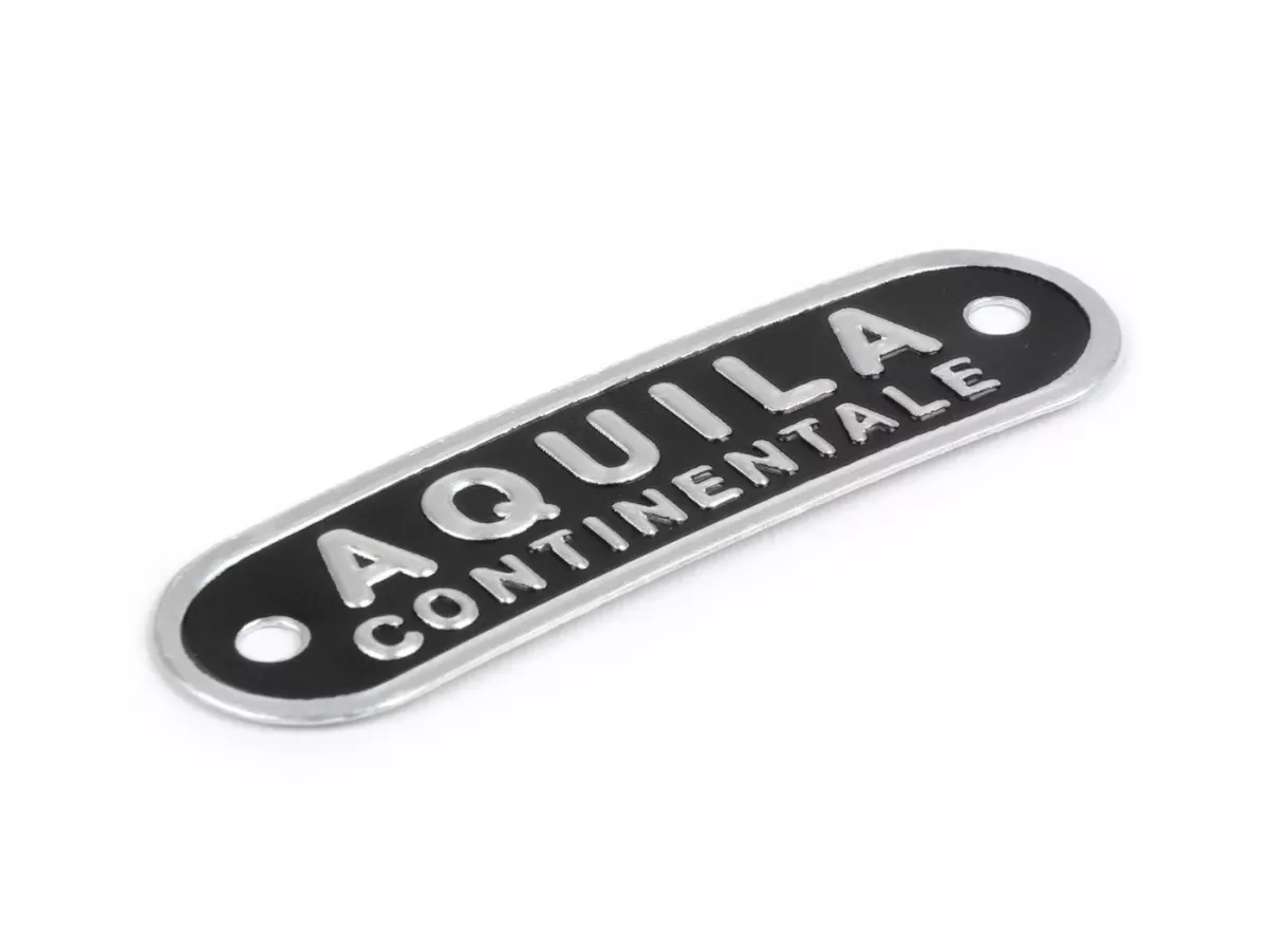 Insigne selle Vespa et Lambretta -SELLERIA TREZZI- Aquila Continentale - noir