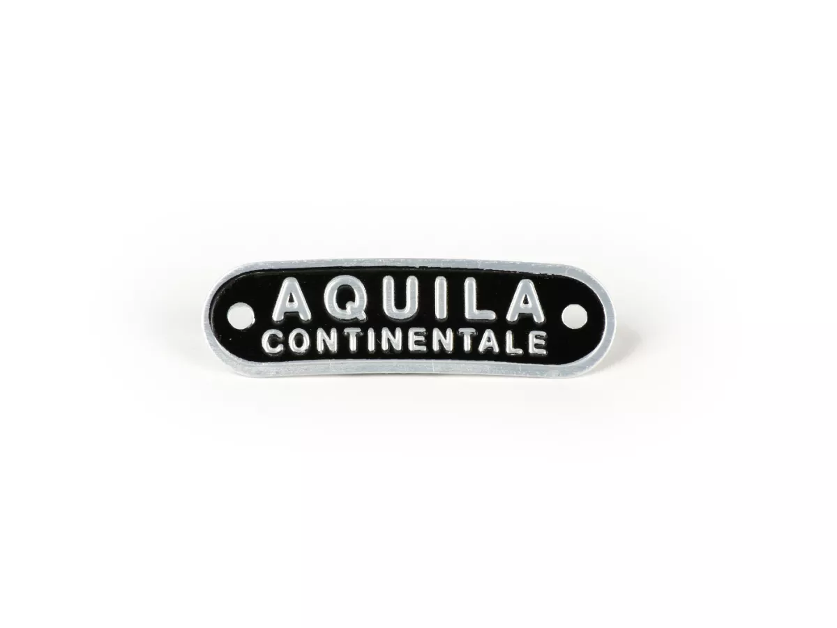 Insigne selle Vespa et Lambretta -SELLERIA TREZZI- Aquila Continentale - noir
