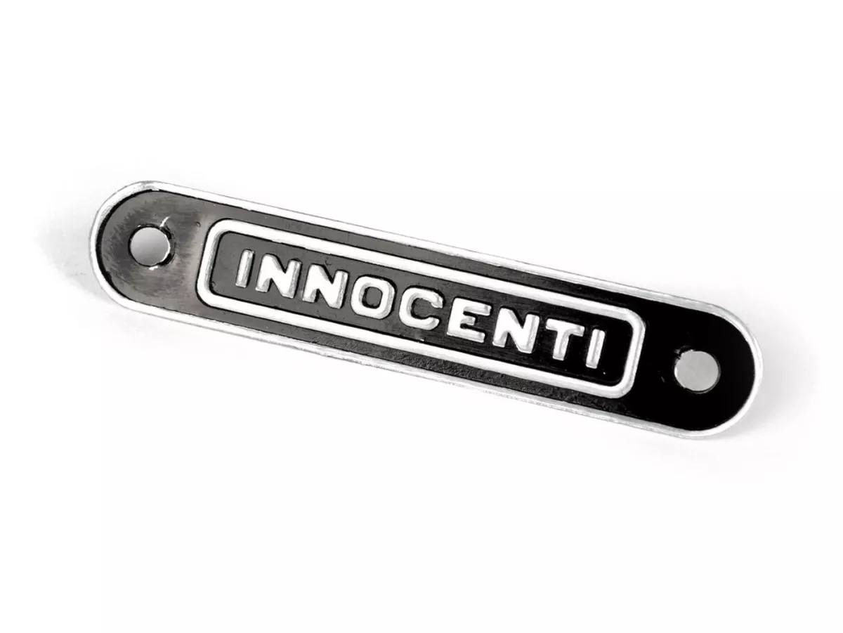 Insigne selle Lambretta -SELLERIA TREZZI- Innocenti - noir
