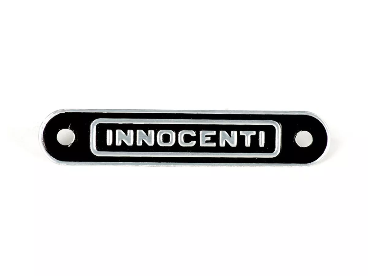 Insigne selle Lambretta -SELLERIA TREZZI- Innocenti - noir