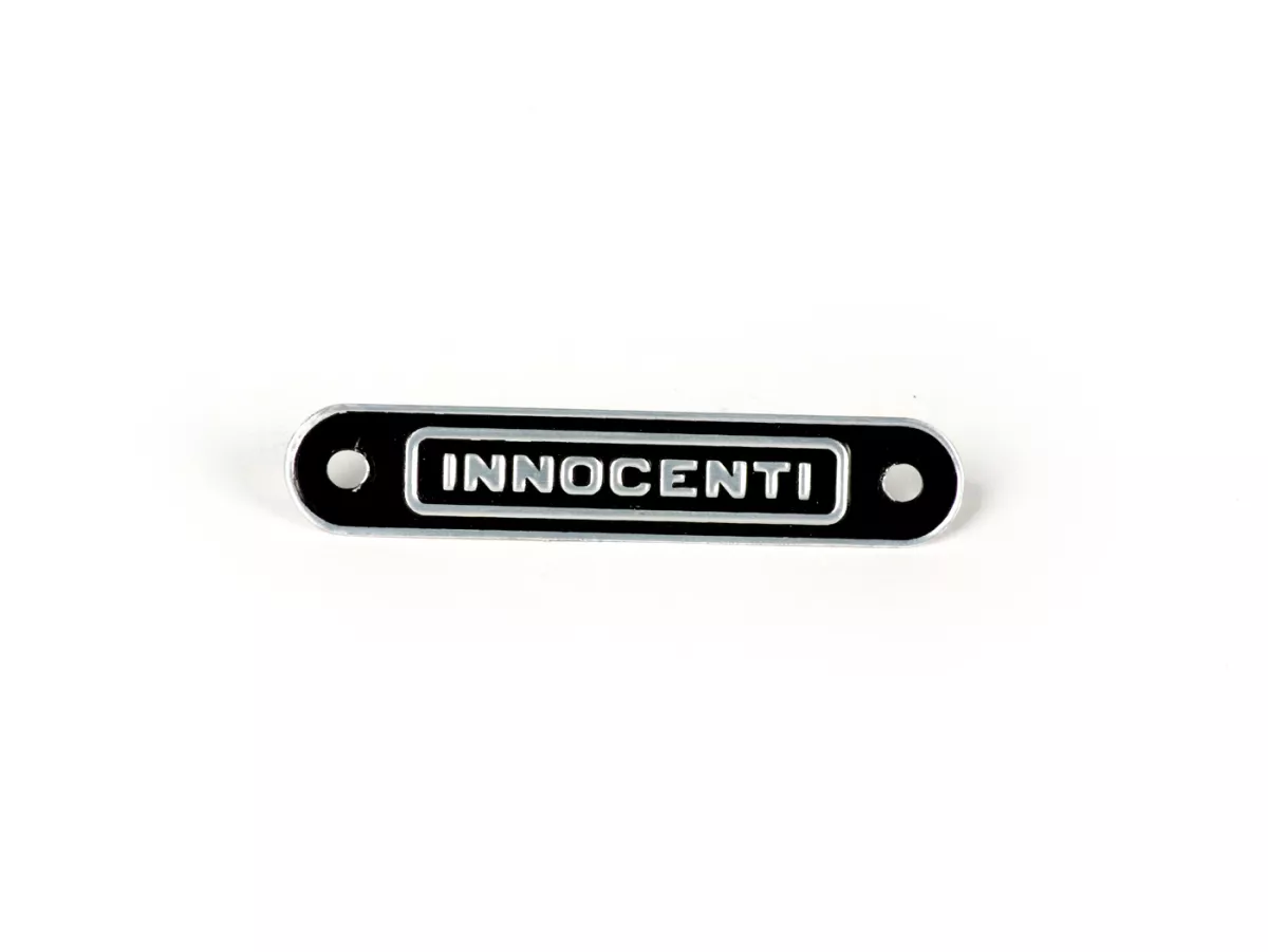 Insigne selle Lambretta -SELLERIA TREZZI- Innocenti - noir