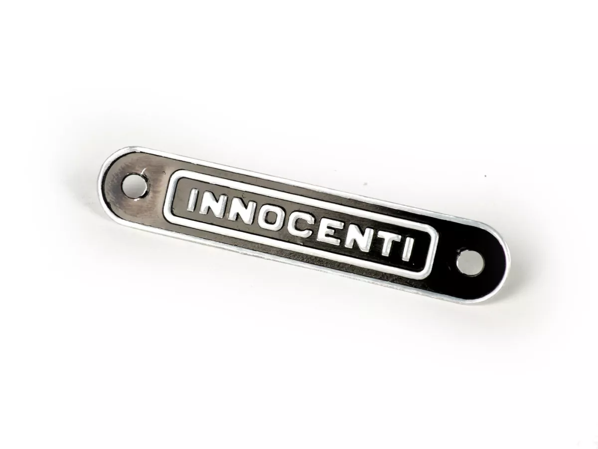 Insigne selle Lambretta -SELLERIA TREZZI- Innocenti - noir