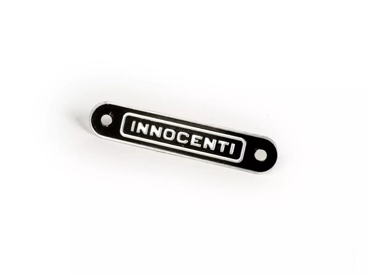 Insigne selle Lambretta -SELLERIA TREZZI- Innocenti - noir