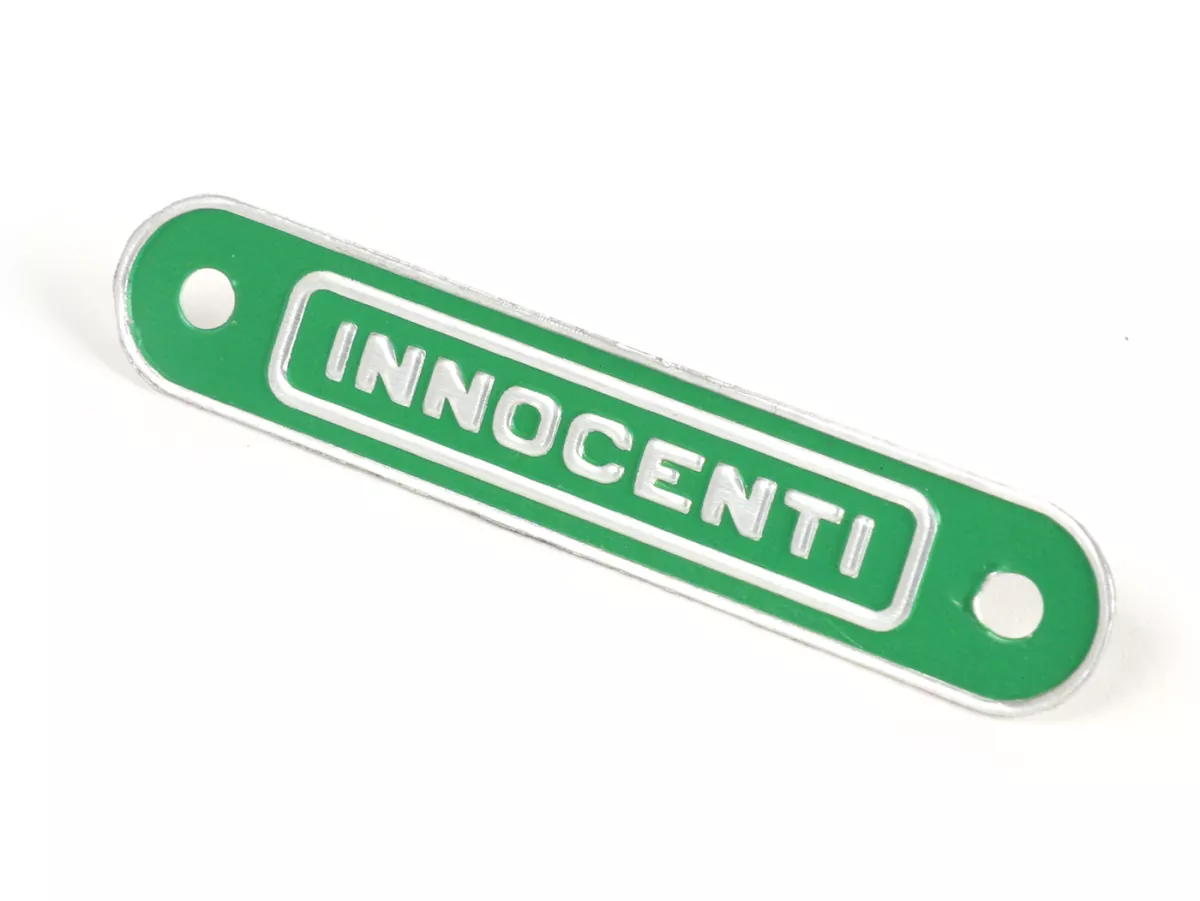 Lambretta -SELLERIA TREZZI- Innocenti sätesbokstäver - grön