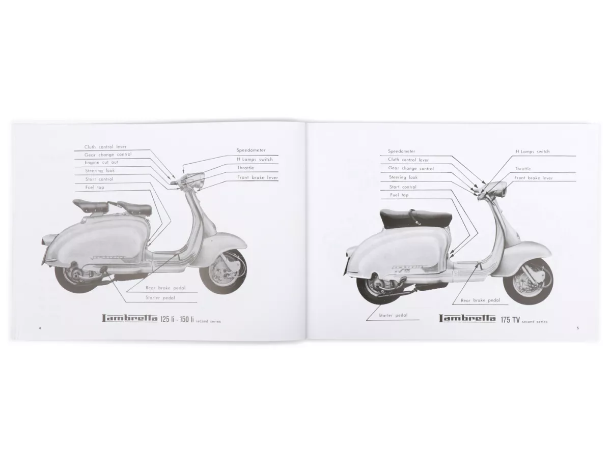 Workshop manual -SCOOTERPRODUCTS- Lambretta LI (Series 2), TV (Series 2)