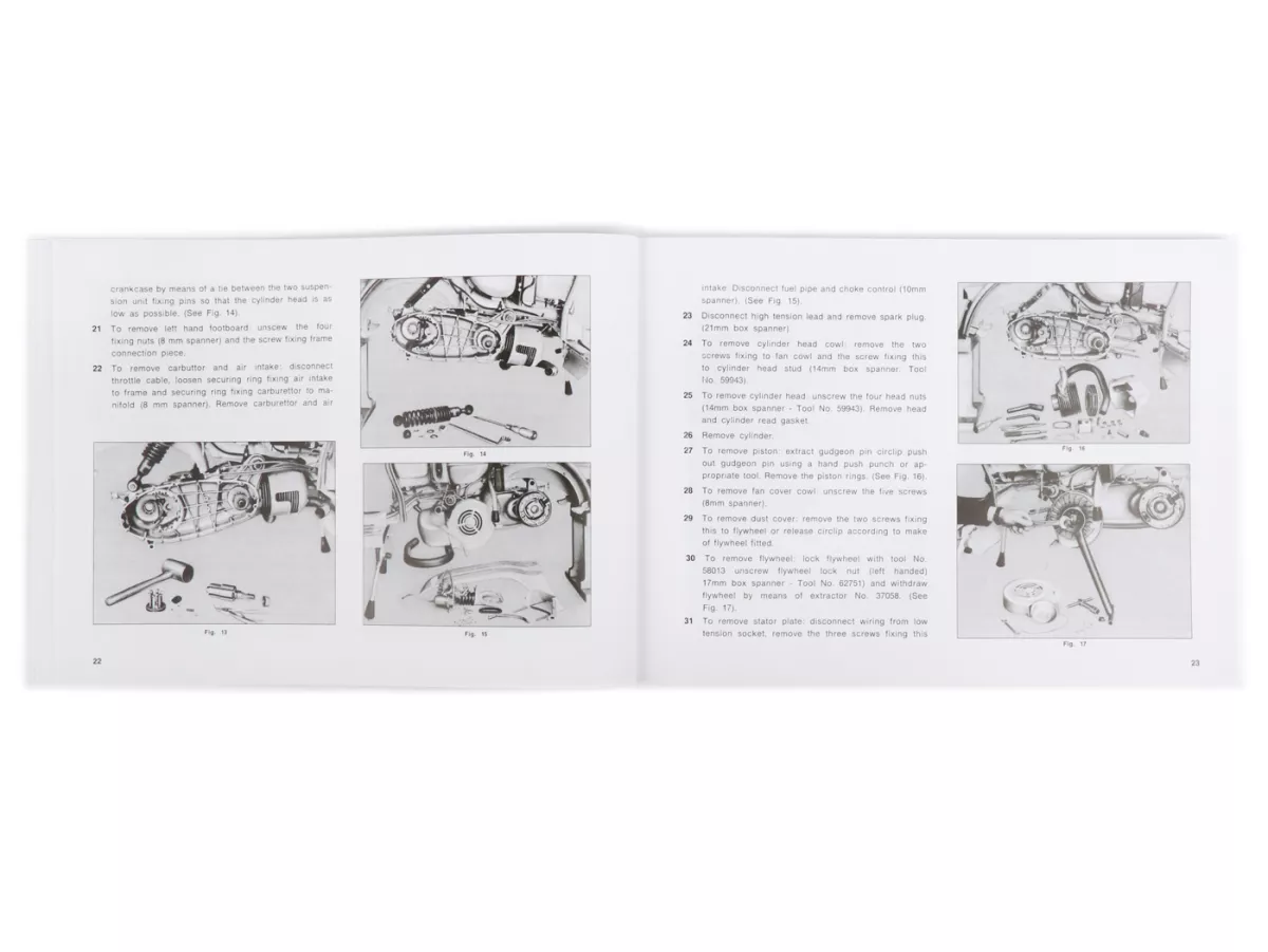 Workshop manual -SCOOTERPRODUCTS- Lambretta LI (Series 2), TV (Series 2)