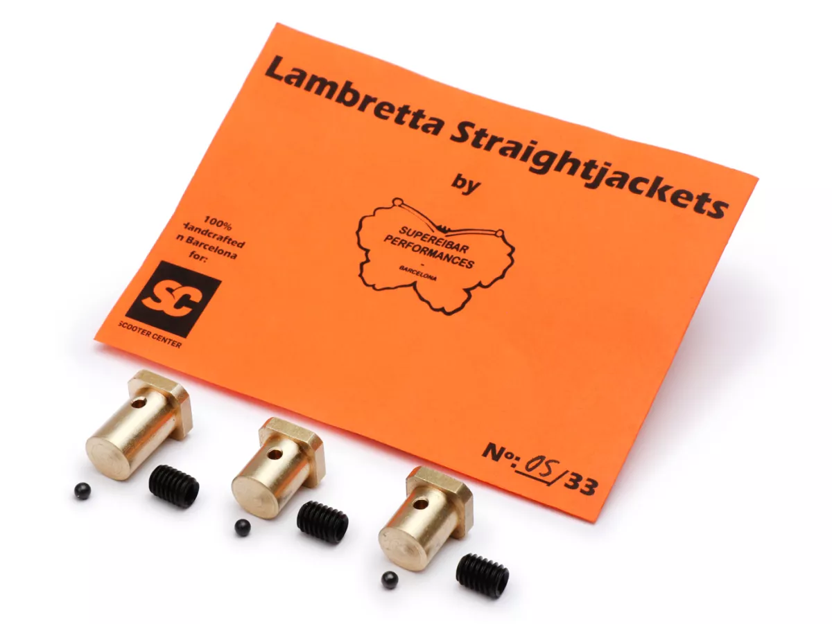 Klemnippel / schroefnippelset -STRAIGHTJACKETS - Lambretta LI, LIS, SX, TV (series 2-3), DL, GP