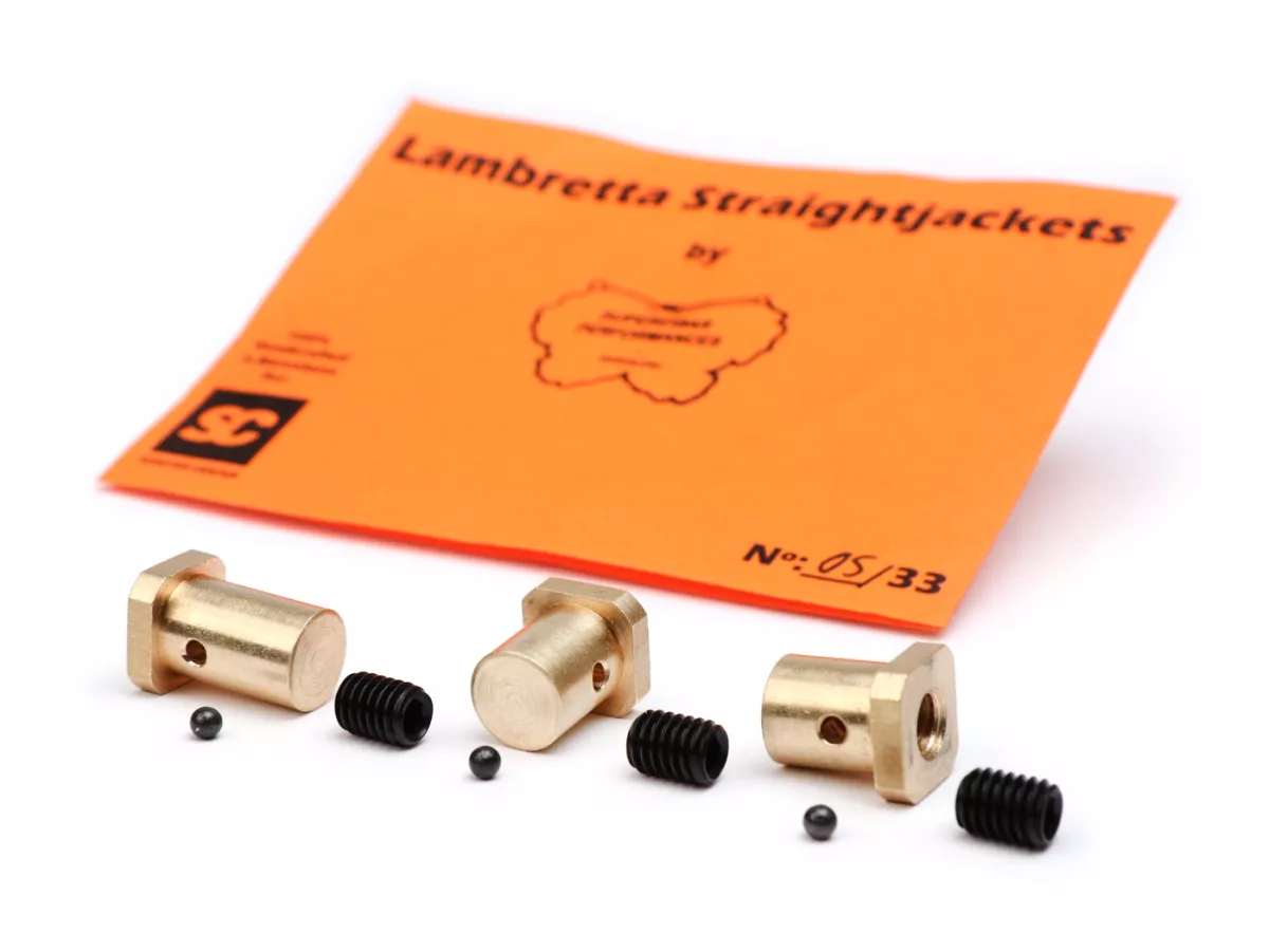 Klemnippel / schroefnippelset -STRAIGHTJACKETS - Lambretta LI, LIS, SX, TV (series 2-3), DL, GP