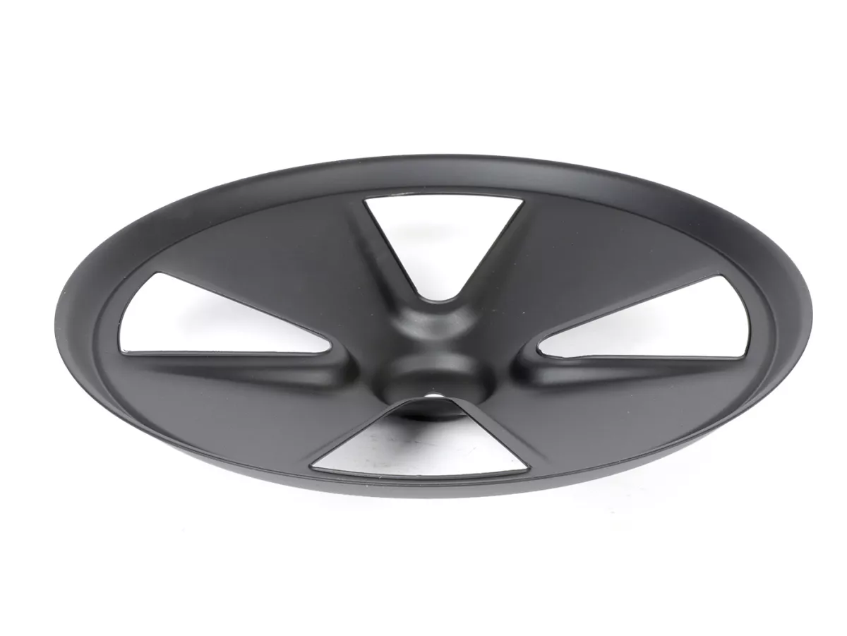 Wheel disc -OEM QUALITY, 4 spoke- for 10 open rim type - Vespa V50, V90, PV125, ET3, PK, GT, GTR, TS, GL, GS VS5T, Sprint, T4, Rally, PX, T5 125ccm - black