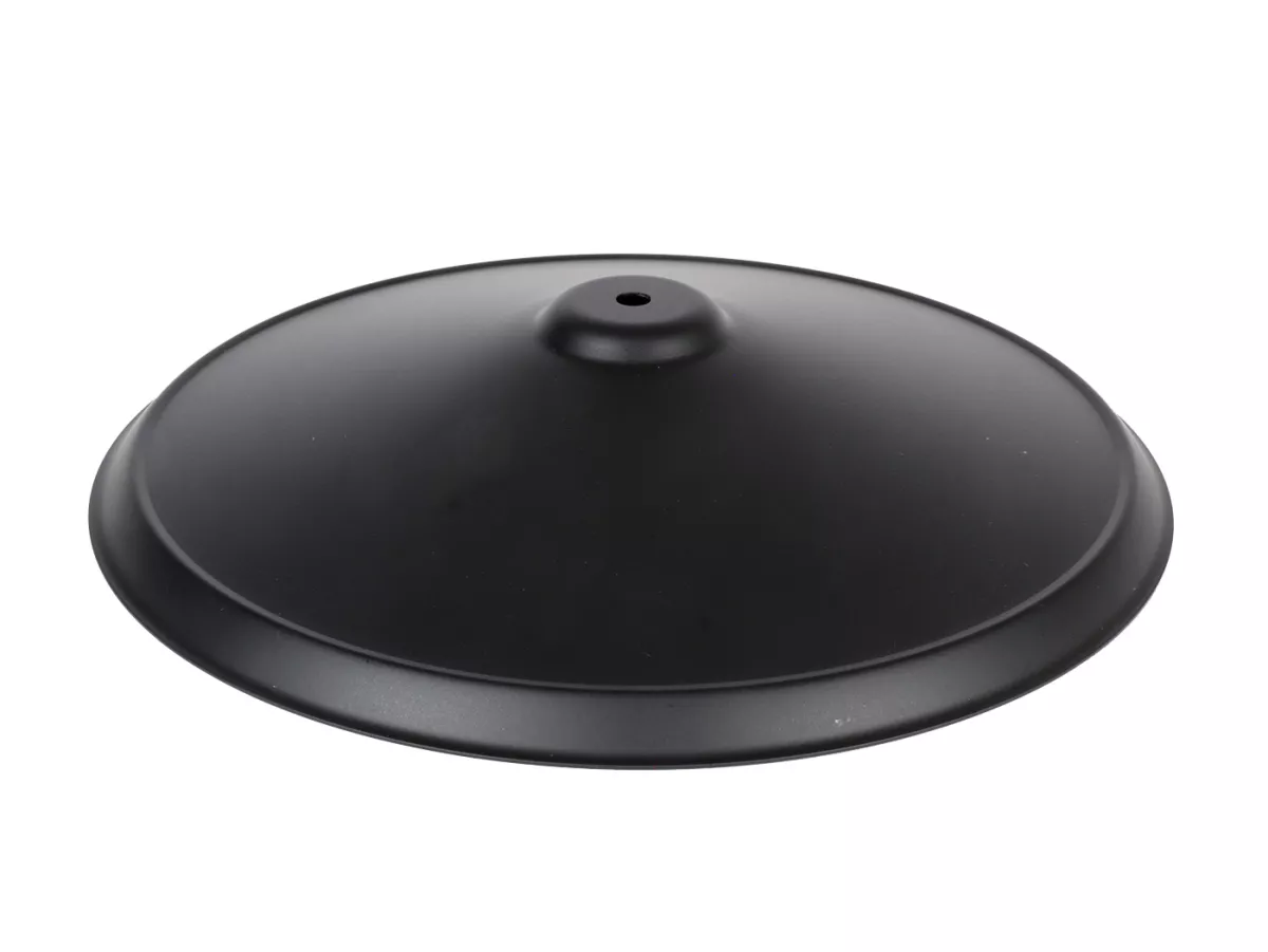 Wheel disc -OEM QUALITY, Moon-Cap- for 10 open rim type - Vespa V50, V90, PV125, ET3, PK, GT, GTR, TS, GL, GS VS5T, Sprint, T4, Rally, PX, T5 125ccm - matt black