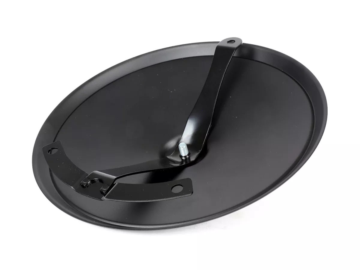 Wheel disc -OEM QUALITY, Moon-Cap- for 10 open rim type - Vespa V50, V90, PV125, ET3, PK, GT, GTR, TS, GL, GS VS5T, Sprint, T4, Rally, PX, T5 125ccm - matt black
