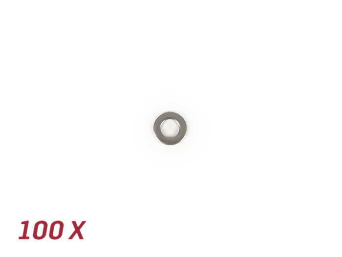 Rondella -DIN 125 acciaio inox- 100 pezzi - M5