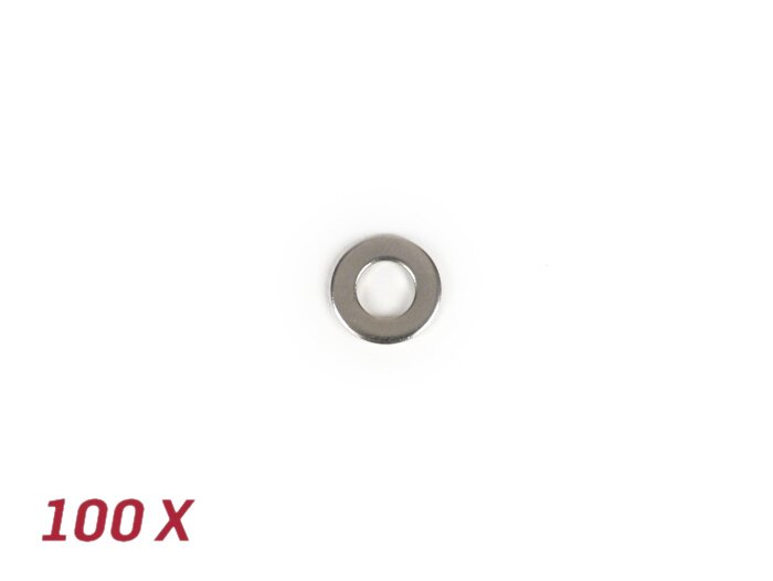 Rondella -DIN 125 acciaio inox- 100 pezzi - M7