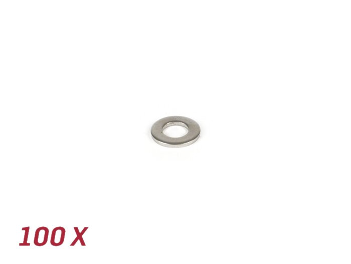 Rondella -DIN 125 acciaio inox- 100 pezzi - M7