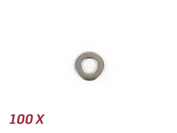 Rondella -DIN 125 acciaio inox- 100 pezzi - M8