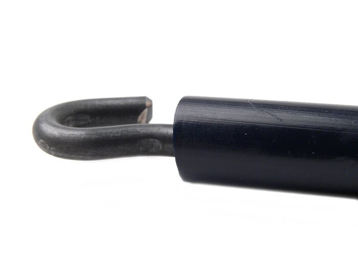 Saddle passenger grip -(24,5cm hole centre distance) -SELLERIA TREZZI- Vespa 125 VNA1T, VNA2T, VNB1 till VNB6, Vespa 150 VB1T, VBA1T, VBB1, VBB2, Vespa 150 VL1 bis VL3T, VB1T  - dark blue