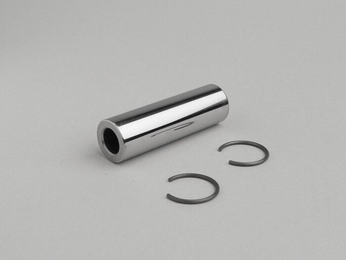 Gudgeon pin incl. cir clips -MALOSSI Ø15x9x50mm for cylinder 139/166/177cc Sport, MHR- Vespa PX80, PX125, PX150, Sprint150 (VLB1T), TS125 (VNL3T), GT125 (VNL2T), GTR125 (VNL2T)