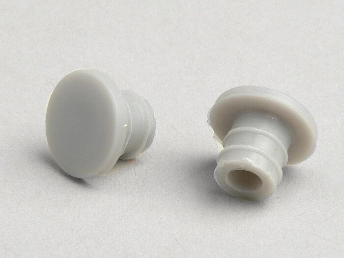 Front frame grommet -VESPA- Vespa V50, V90, PV, GL, GT, GTR, TS, Sprint, Rally, SS180, T4, VNA, VNB - grey