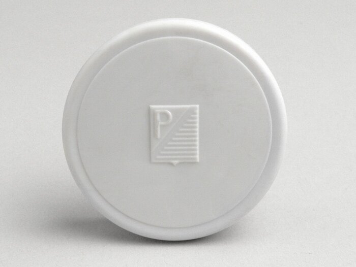 Bisel del velocímetro - CALIDAD OEM - V50 con velocímetro redondo - logotipo rectangular - gris