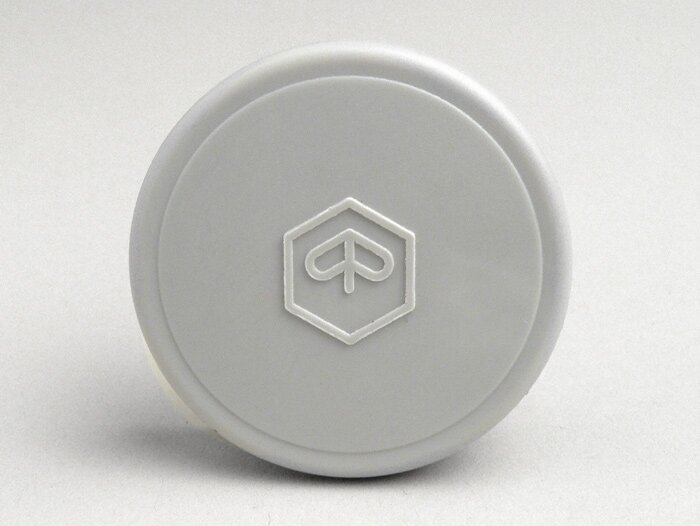 Bisel del velocímetro - CALIDAD OEM - V50 con velocímetro redondo - logotipo hexagonal - gris