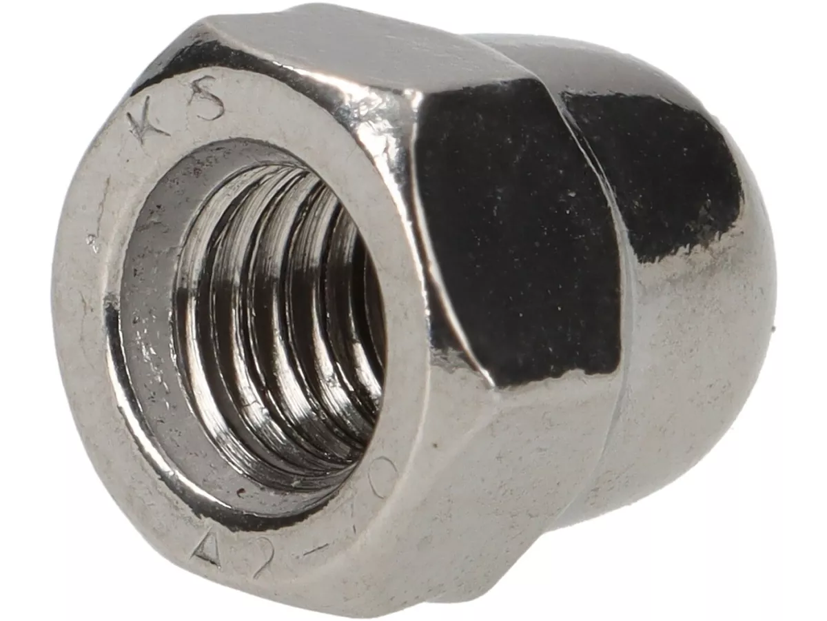 Domed cap nut full size -DIN 1587- M8 - stainless steel
