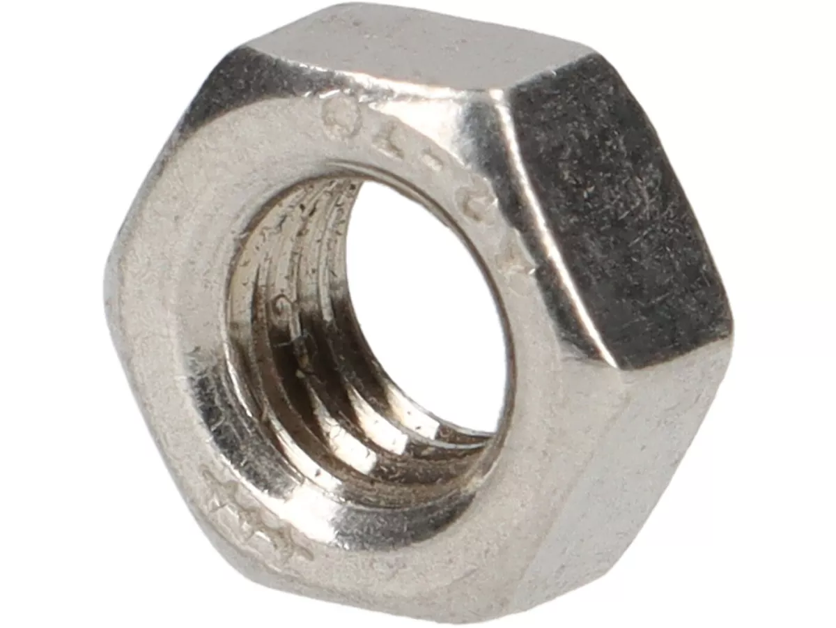 Dado -DIN 934- M5 - acciaio inossidabile