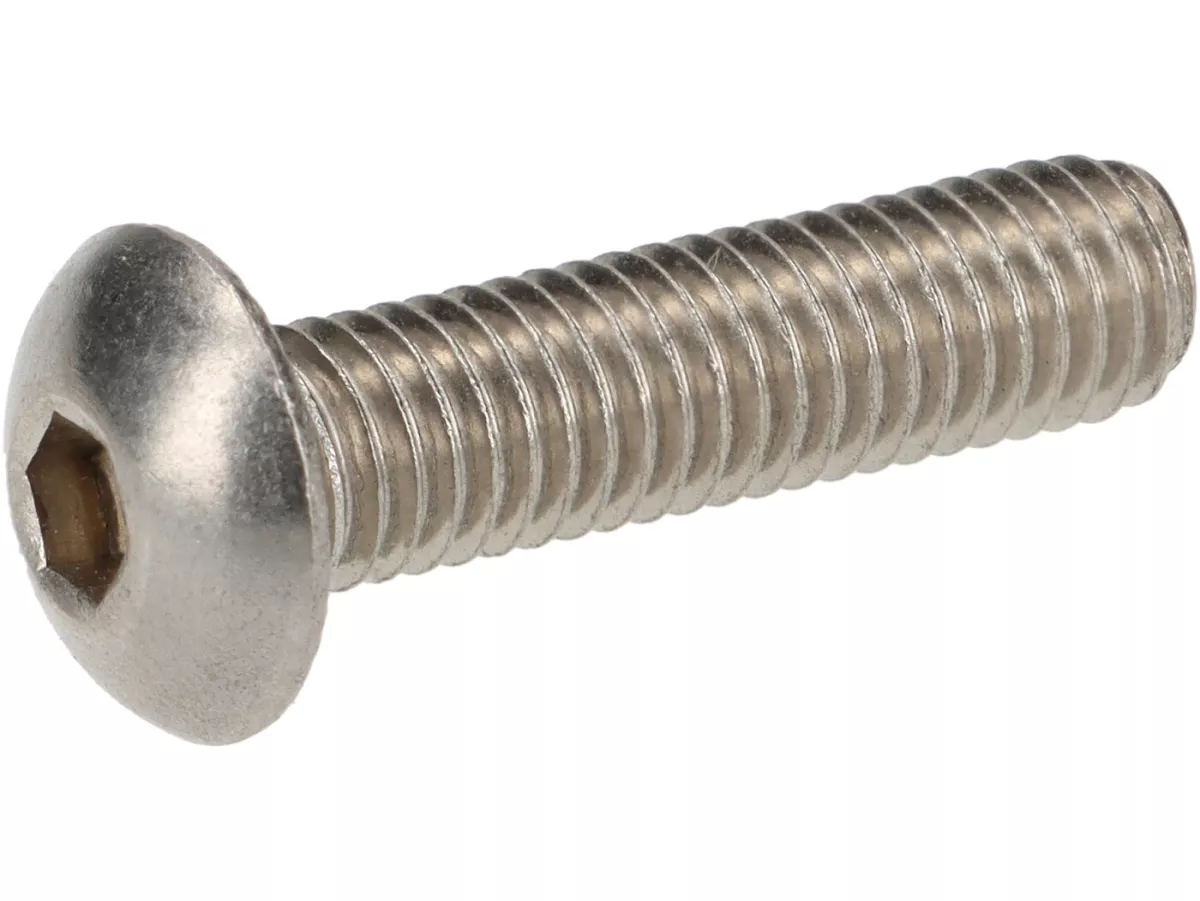 Vis Allen-tête plate -ISO 7380- M5 x 20mm - acier inoxydable