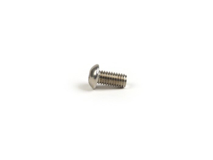 Vite a testa piatta con esagono incassato -ISO 7380- M6 x 12mm - acciaio inox