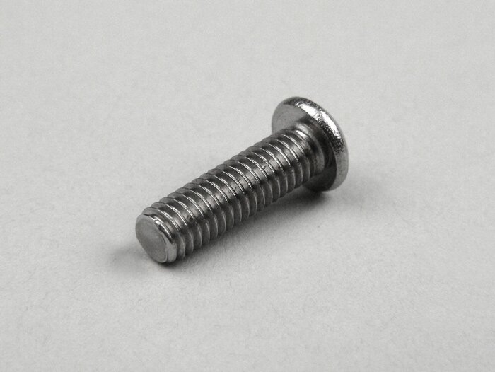 Vite a testa piatta con esagono incassato -ISO 7380- M6 x 20 mm - acciaio inox