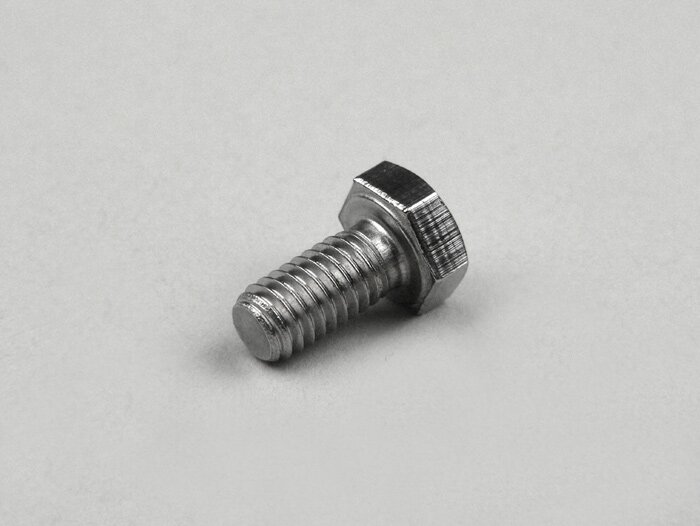 Tornillo -DIN 933- M6 x 12mm - acero inoxidable (utilizado para el soporte del asiento Vespa PX)