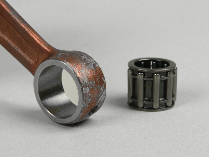 Crankshaft -CASA LAMBRETTA- Lambretta J50, Lui 50 - used with needle bearing on the alternator side
