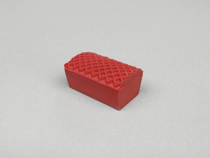 Brake pedal rubber -OEM QUALITY- Vespa Rally180 (VSD1T), Rally200 (VSE1T), Sprint150 (VLB1T), GT125 (VNL2T), GTR125 (VNL2T), GL150 (VLA1T) - red
