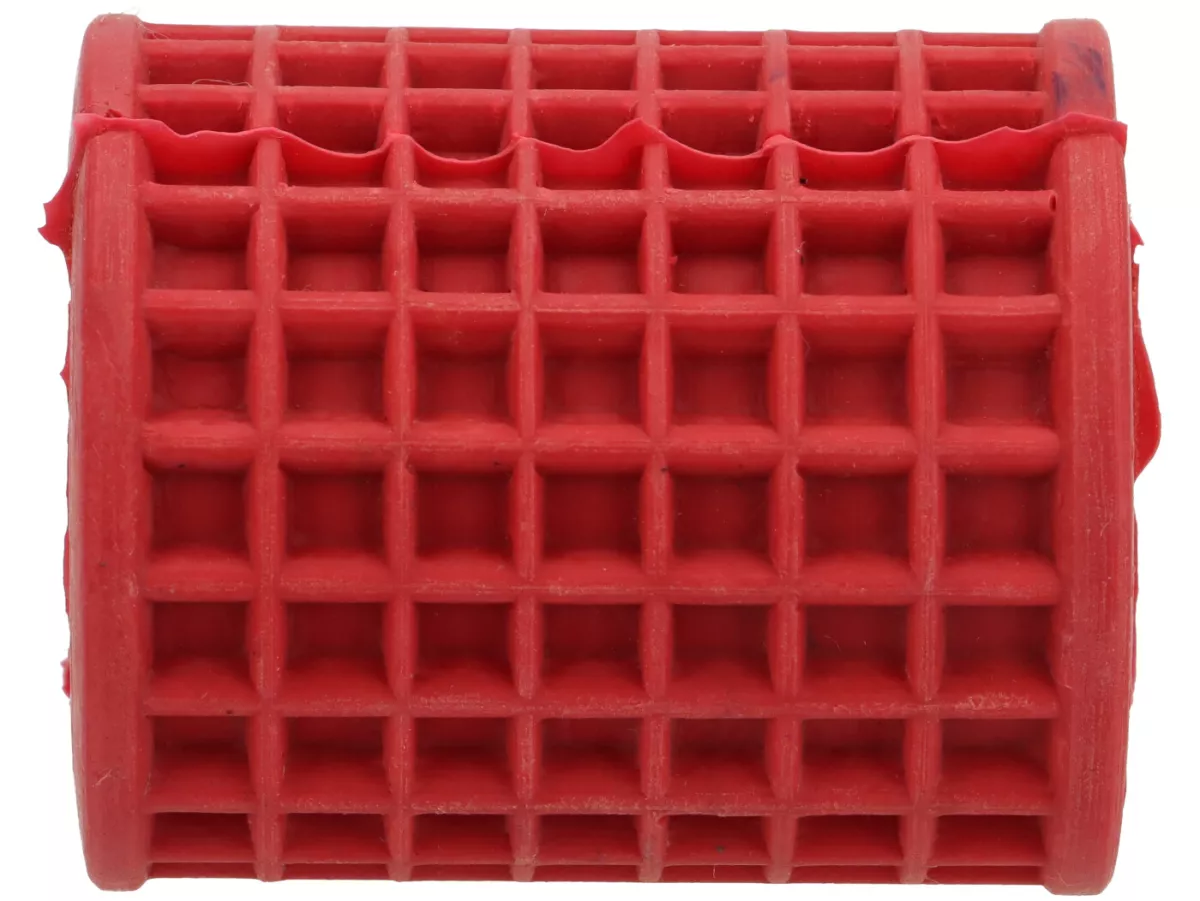 Kickstarter rubber ribbed (round) -OEM QUALITY- Vespa Largeframe (1958-1985) e.g. VBA, VBB, VNB, GT, GTR, Super, Sprint, GL, Rally, GS160, SS180, PX - Red