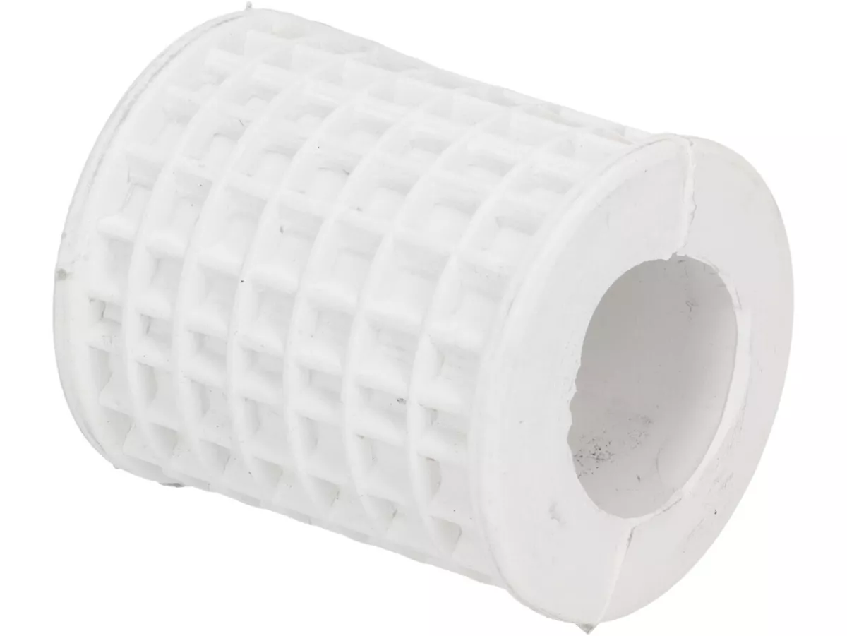 Kickstarter rubber ribbed (round) -OEM QUALITY- Vespa Largeframe (1958-1985) e.g. VBA, VBB, VNB, GT, GTR, Super, Sprint, GL, Rally, GS160, SS180, PX - White