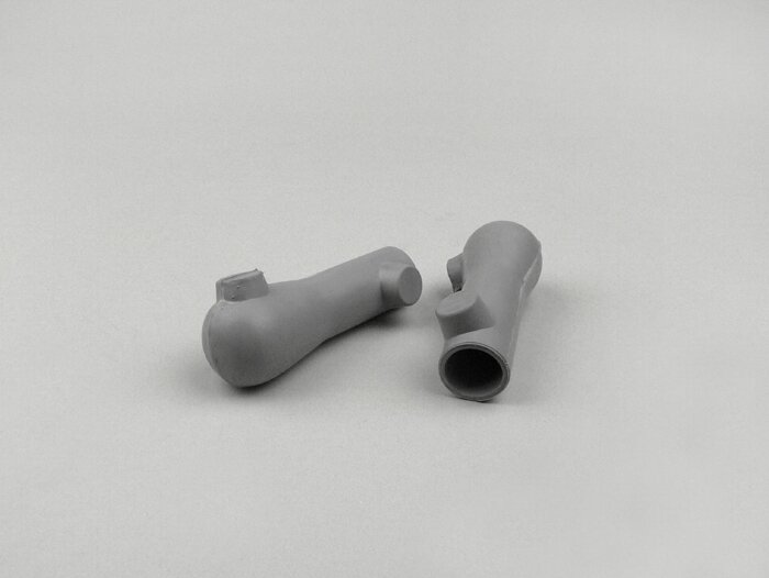 Kaki penyangga -KUALITAS OEM, Ø=20mm- Vespa Sprint150 (VLB1T), Rally180/200 (VSD1T/VSE1T), TS125 (VNL3T), GS160/GS4 (VSB1T), SS180 (VSC1T), GL150 (VLA1T), GT/GTR125 (VNL2T), Super, VNB3T-VNB6T, VBB1T (17451-), VBB2T - abu-abu