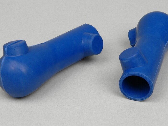 Stativfötter -OEM KVALITET, Ø=20mm- Vespa Sprint150 (VLB1T), Rally180/200 (VSD1T/VSE1T), TS125 (VNL3T), GS160/GS4 (VSB1T), SS180 (VSC1T), GL150 (VLA1T), GT/GTR125 (VNL2T), Super, VNB3T-VNB6T, VBB1T (17451-), VBB2T - blå
