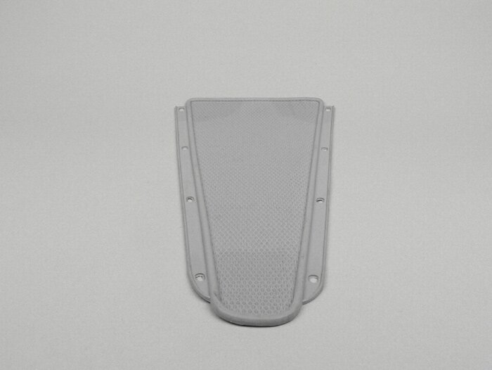 Opstap vloermat -OEM KWALITEIT- Vespa Rally180 (VSD1T), Rally200 (VSE1T), Sprint150 (VLB1T), TS125 (VNL3T), GT125 (VNL2T), GTR125 (VNL2T), SS180 (VSC1T), GS160 / GS4 (VSB1T), Super, VNA, VNB, VBA, VBB - Grijs