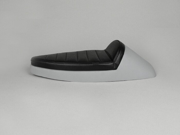 Seat -SSC- Vespa PX125, PX150, PX200 -  black