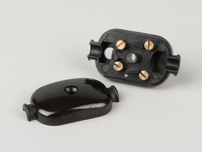 Junction box engine -OEM QUALITY- Vespa VBA1T, VBB1T - VBB2T (-216488), GL 150 (-070721) - external high tension coil - black