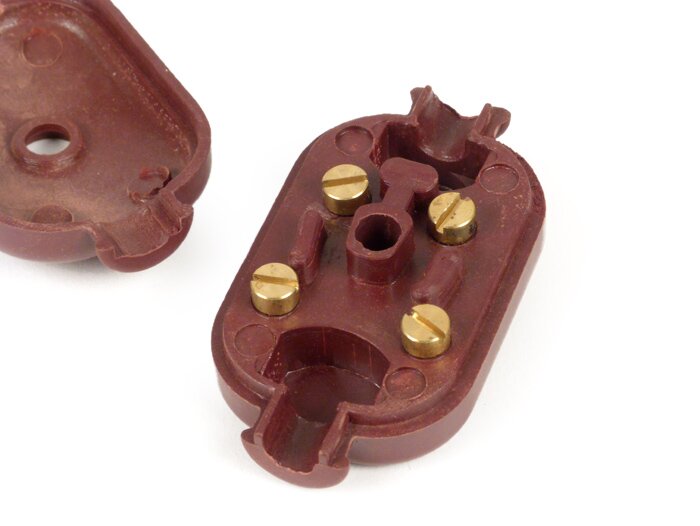 Junction box engine -OEM QUALITY- Vespa VBA1T, VBB1T - VBB2T (-216488), GL 150 (-070721) - external high tension coil - brown
