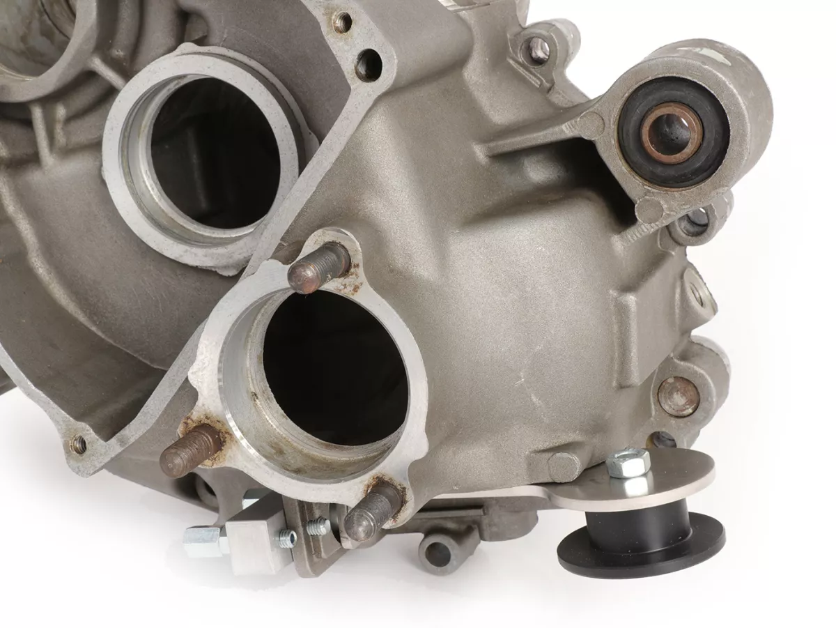 Motorhuis voor Vespa V50, V90, PV, ET3, PK S, PK XL, PK XL2, ETS, Motovespa PK75 (3-gaats inlaatspruitstuk, two-pull versnellingspook, Elestart)