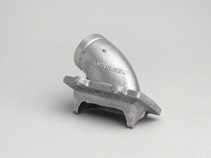 Intake manifold -GRAN TURISMO- Lambretta GT186 - GT240 - CS=Ø34mm (carburetors Ø28-30mm - PHBH, VHSH, PWK28, TMX30, Smartcarb 26-28)