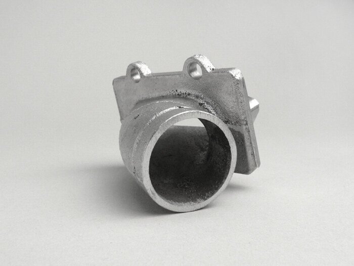 Intake manifold -GRAN TURISMO- Lambretta GT186 - GT240 - CS=Ø34mm (carburetors Ø28-30mm - PHBH, VHSH, PWK28, TMX30, Smartcarb 26-28)